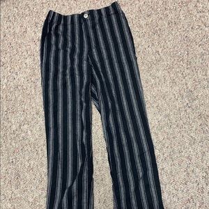 striped pants